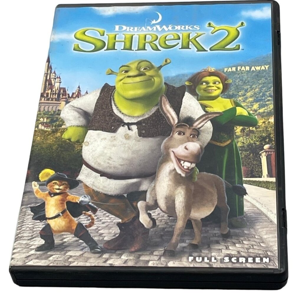 DVD "Shrek 2" Far Far Away Copyright 2000 DreamWorks runtime Rated PG READ